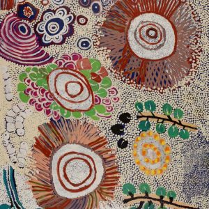 Ngurlu Jukurrpa (Native Seed Dreaming) by Martha Nakamarra Poulson