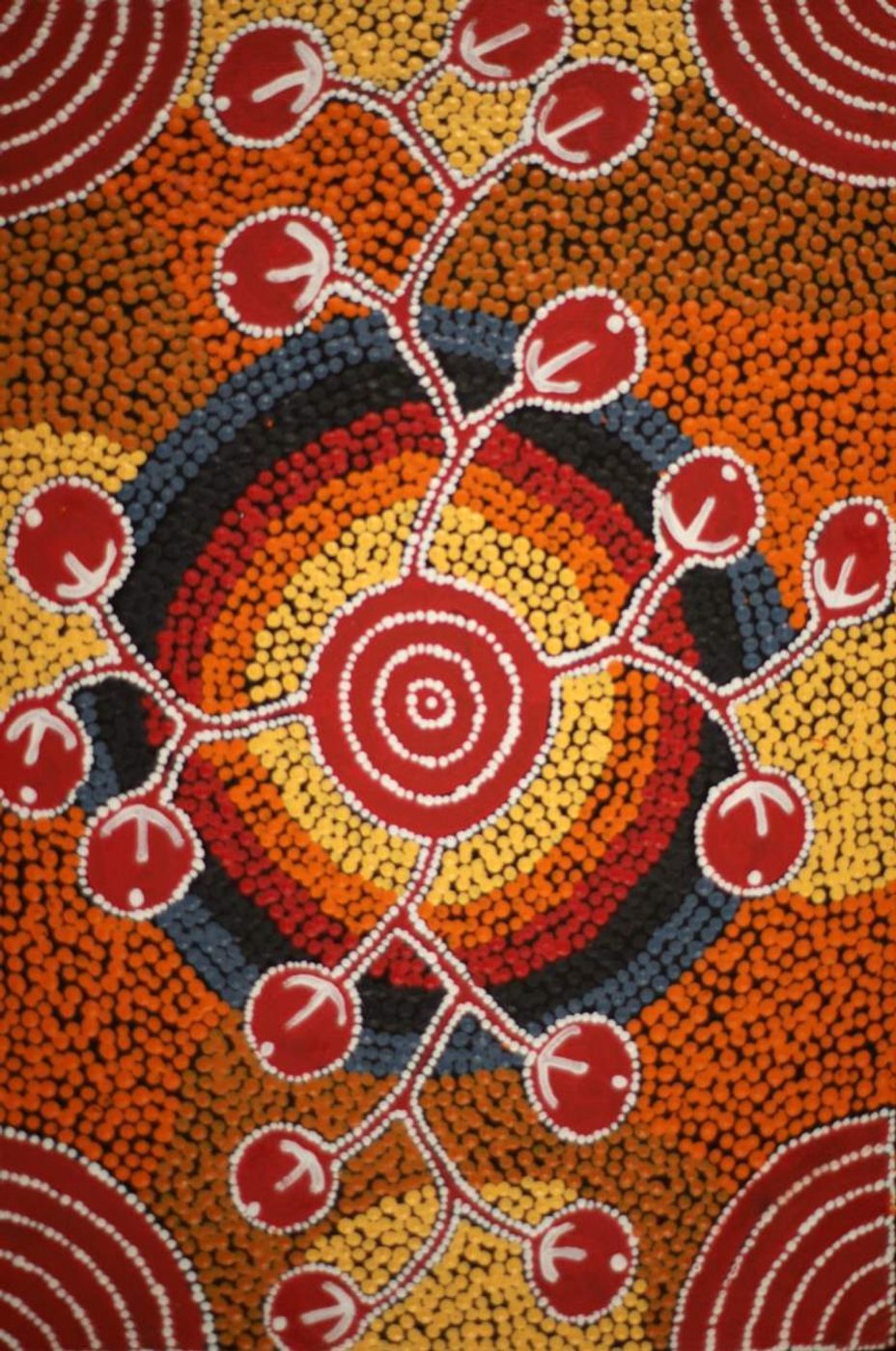 Wanakiji Jukurrpa (Bush Tomato Dreaming) by Jereline Nungarrayi Brown