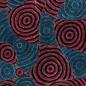 Wanakiji Jukurrpa (Bush Tomato Dreaming) by Teranie Nangala Williams
