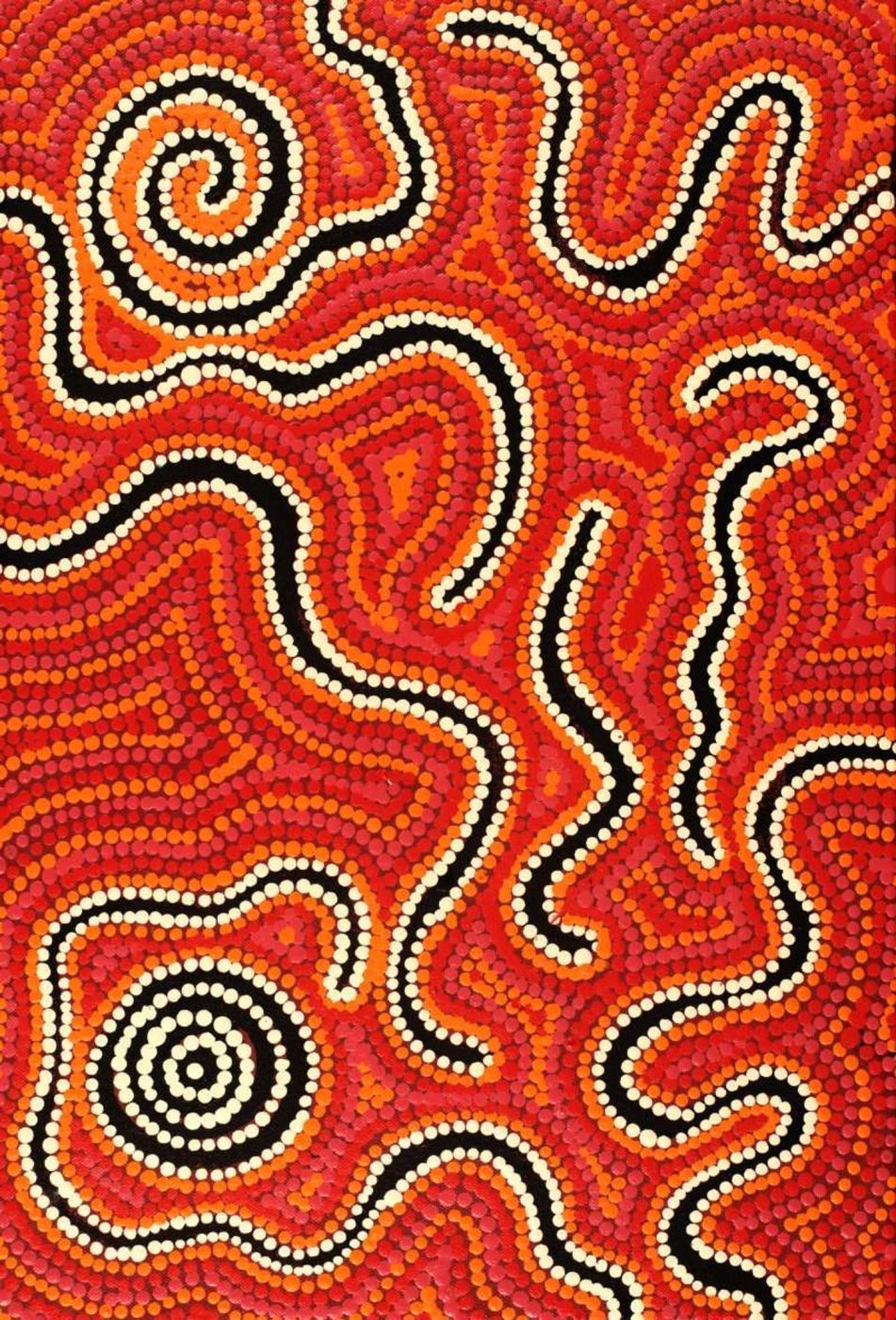 Warna Jukurrpa (Snake Dreaming) by Risharna Nakamarra Dickson