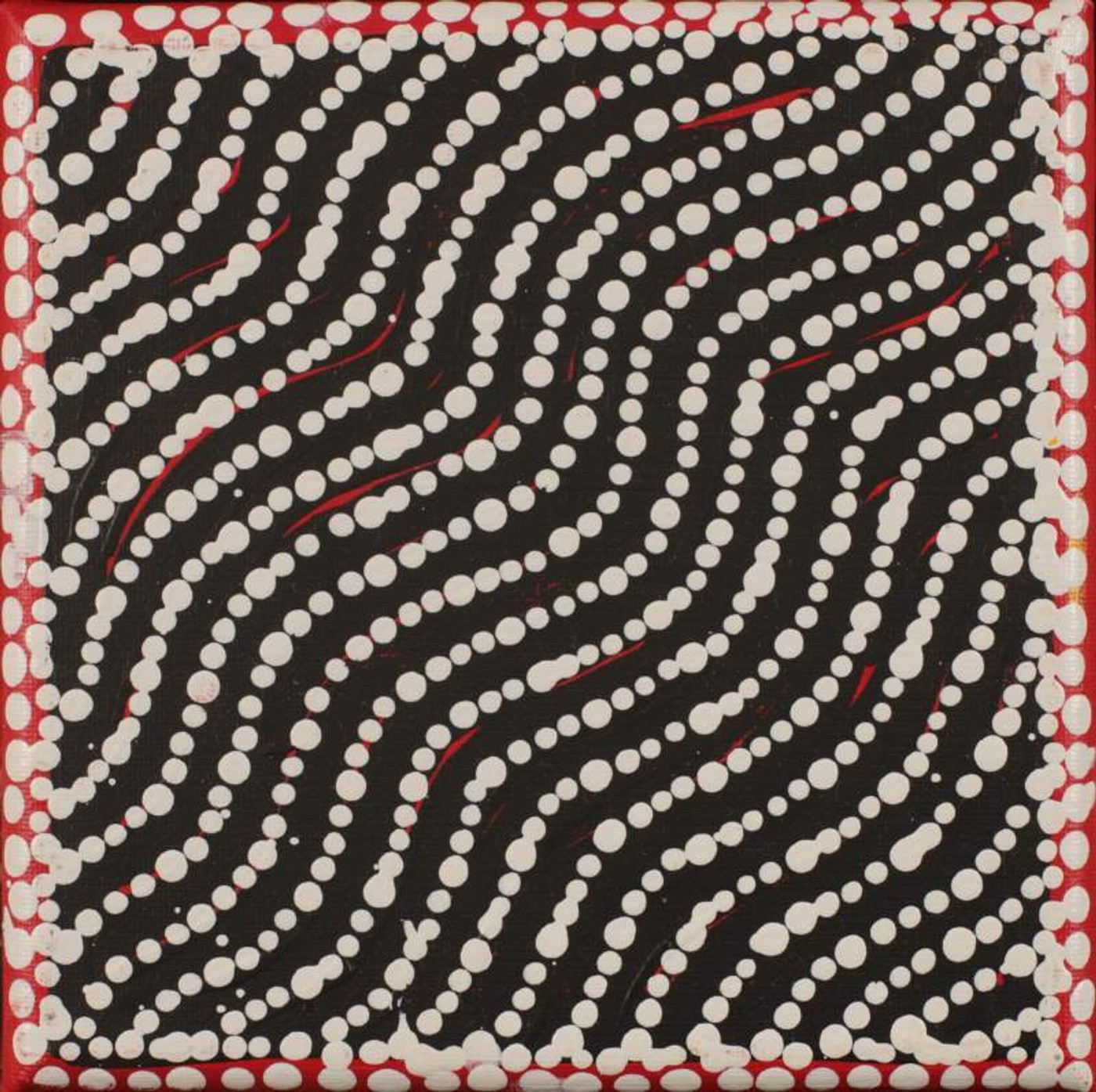 Wanakiji Jukurrpa (Bush Tomato Dreaming) by Warlukurlangu Artists