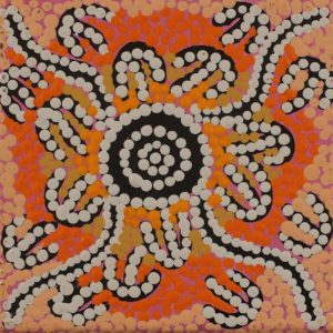 Wanakiji Jukurrpa (Bush Tomato Dreaming) by Warlukurlangu Artists
