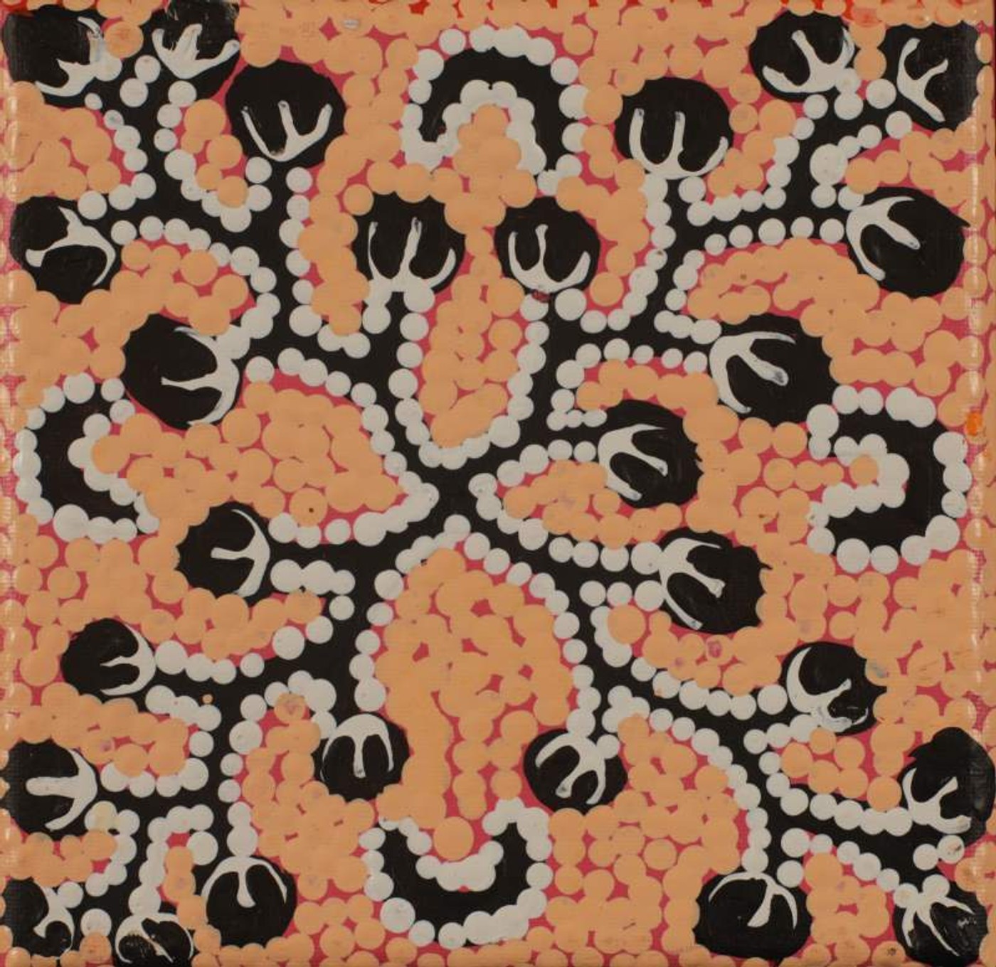 Wanakiji Jukurrpa (Bush Tomato Dreaming) by Warlukurlangu Artists