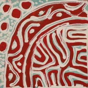 Jarlajirrpi Jukurrpa (Owlet Nightjar Dreaming) by Warlukurlangu Artists