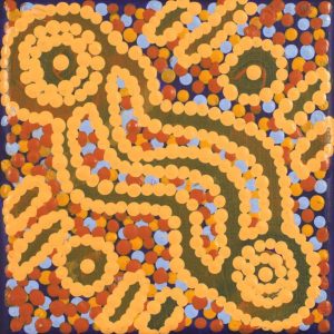 Ngapa Jukurrpa (Water Dreaming)  -  Puyurru by Warlukurlangu Artists
