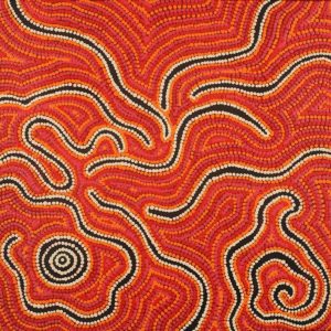 Warna Jukurrpa (Snake Dreaming) by Risharna Nakamarra Dickson