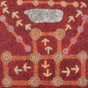 Yankirri Jukurrpa (Emu Dreaming) - Ngarlikirlangu by Michael Japaljarri Wayne