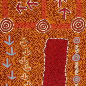 Yankirri Jukurrpa (Emu Dreaming) - Ngarlikirlangu by Michael Japaljarri Wayne