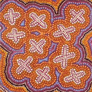 Ngatijirri Jukurrpa (Budgerigar Dreaming) by Kershini Napaljarri Collins
