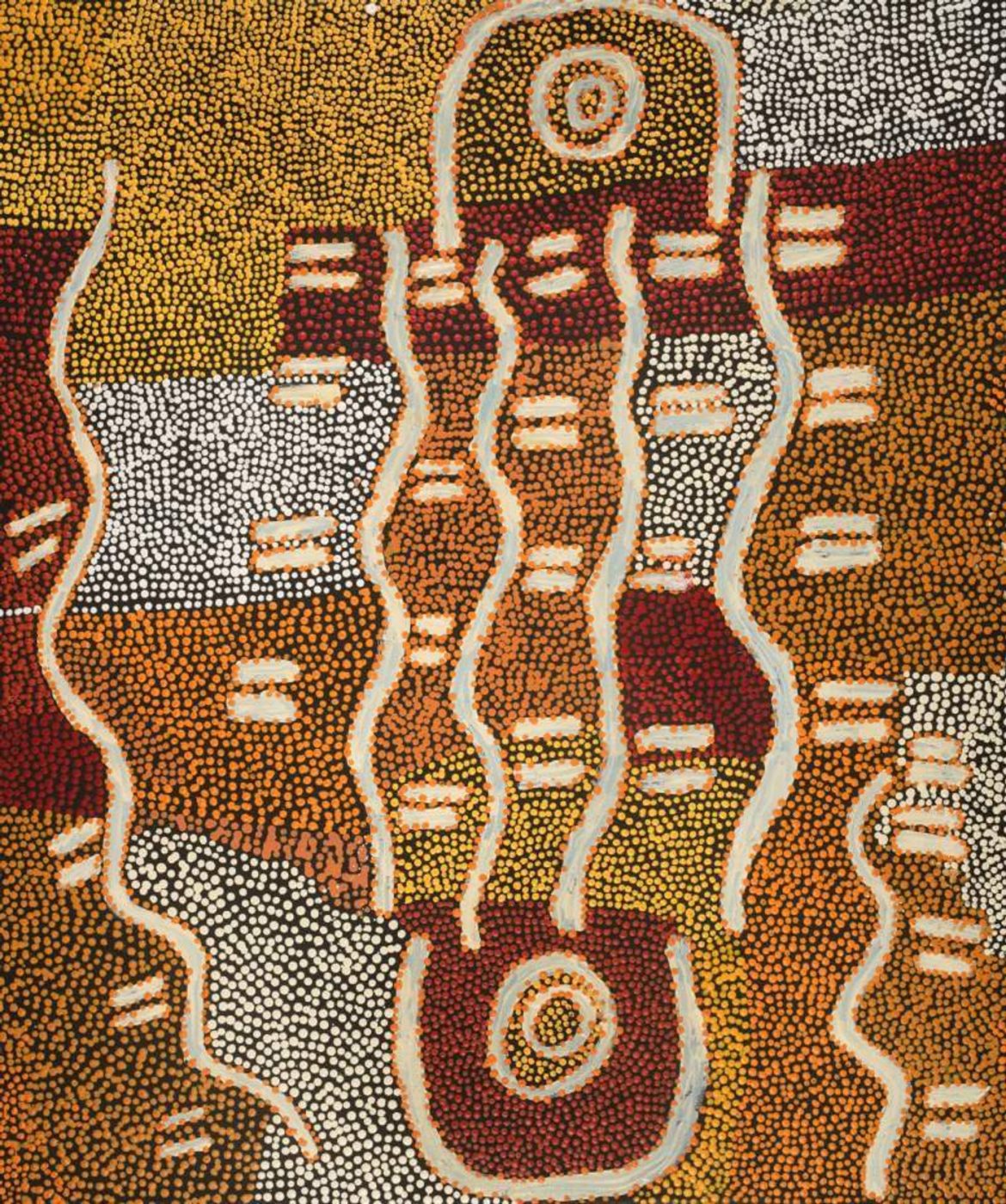 Ngapa Jukurrpa (Water Dreaming) - Puyurru by Clancy Jangala Watson