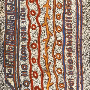 Wardapi Jukurrpa (Goanna Dreaming) - Yarumayi by Jacob Jungarrayi Spencer