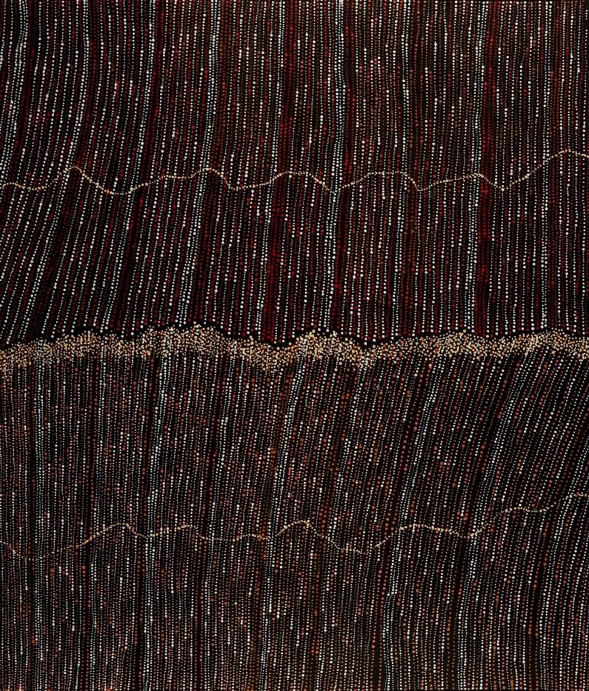 Ngapa Jukurrpa (Water Dreaming) - Puyurru by Chantelle Nampijinpa Robertson