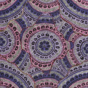 Ngalyipi Jukurrpa (Snakevine Dreaming) - Mina Mina by Kirsty Anne Napanangka Martin