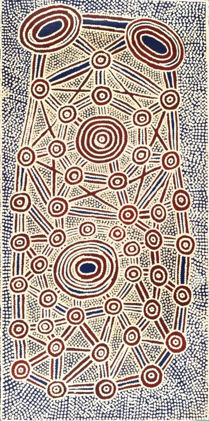 Pikilyi Jukurrpa (Vaughan Springs Dreaming) by Cecily Napanangka Marshall