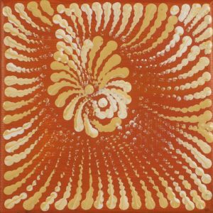 Pamapardu Jukurrpa (Flying Ant Dreaming)  - Warntungurru by Warlukurlangu Artists