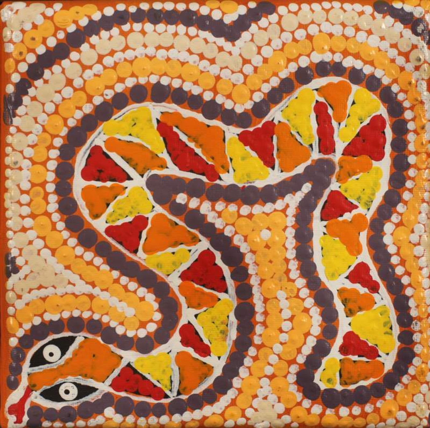 Warna Jukurrpa (Snake Dreaming) by Warlukurlangu Artists