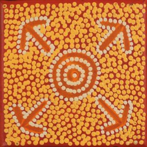 Yankirri Jukurrpa (Emu Dreaming) - Ngarlikirlangu by Warlukurlangu Artists