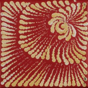 Pamapardu Jukurrpa (Flying Ant Dreaming)  - Warntungurru by Warlukurlangu Artists