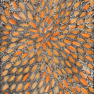 Wardapi Jukurrpa (Goanna Dreaming) - Yarripilangu by Sebastian Jupurrurla Wilson
