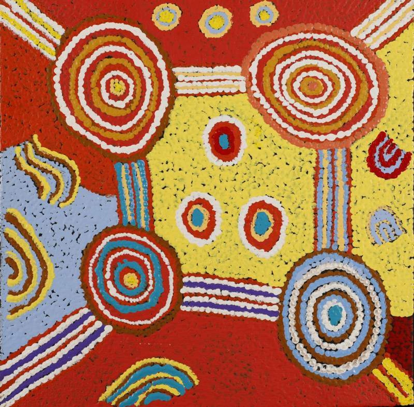 Yurrampi Jukurrpa (Honey Ant Dreaming) by Colin Jakamarra Gibson