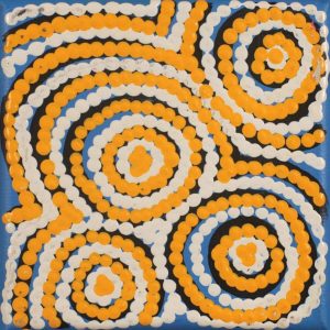 Pikilyi Jukurrpa (Vaughan Springs Dreaming) by Warlukurlangu Artists