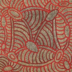 Janganpa Jukurrpa (Brush-tail Possum Dreaming)-  Mawurrji by Judith Nungarrayi Martin