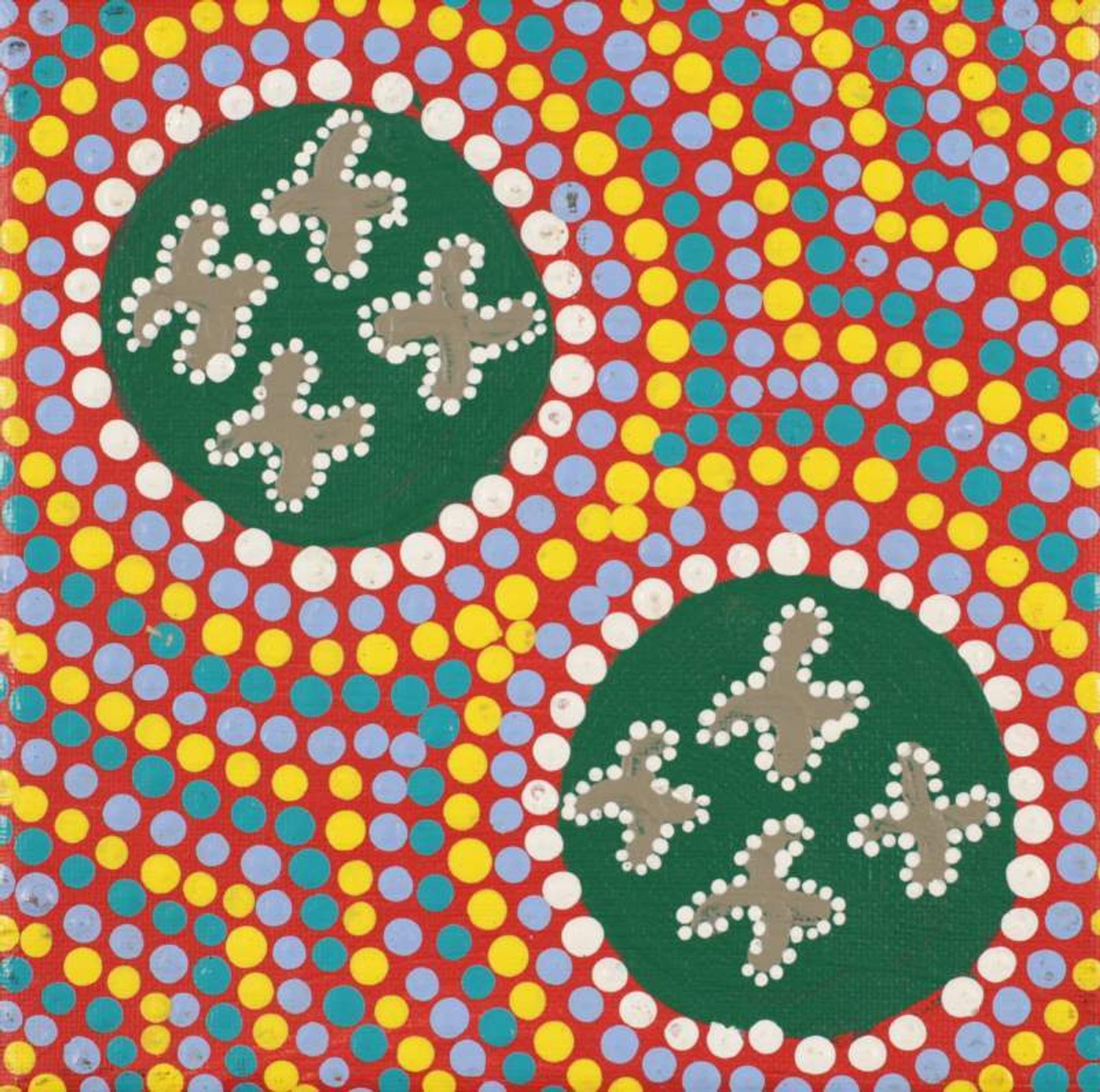 Ngatijirri Jukurrpa (Budgerigar Dreaming) by Warlukurlangu Artists