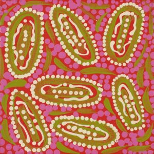 Purrpalanji (Skinny Bush Banana) Jukurrpa by Warlukurlangu Artists