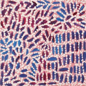 Wanakiji Jukurrpa (Bush Tomato Dreaming) by Warlukurlangu Artists
