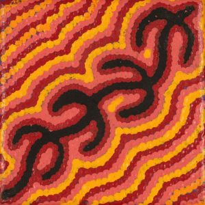 Ngapa Jukurrpa (Water Dreaming)  -  Puyurru by Warlukurlangu Artists