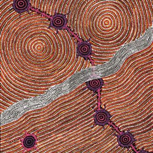 Napaljarri-warnu Jukurrpa (Seven Sisters Dreaming) by Shanna Napanangka Williams