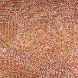 Warlukurlangu Jukurrpa (Fire country Dreaming) by Nathania Nangala Granites