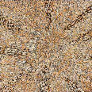 Wardapi Jukurrpa (Goanna Dreaming) - Yarripilangu by Sebastian Jupurrurla Wilson