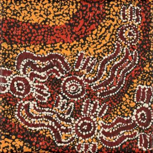 Ngapa Jukurrpa (Water Dreaming)  -  Puyurru by Diandra Nangala Dixon
