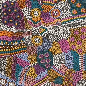 Wanakiji Jukurrpa (Bush Tomato Dreaming) by Margaret Napanangka Brown