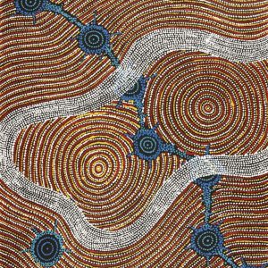 Napaljarri-warnu Jukurrpa (Seven Sisters Dreaming) by Shanna Napanangka Williams