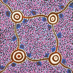 Wardapi Jukurrpa (Goanna Dreaming) - Yarripilangu by Melissa Napangardi Williams