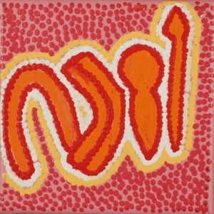 Jajirrdi Jukurrpa (Western Quoll) by Warlukurlangu Artists