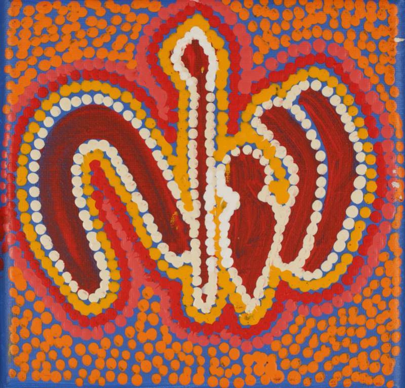 Jajirrdi Jukurrpa (Western Quoll) by Warlukurlangu Artists