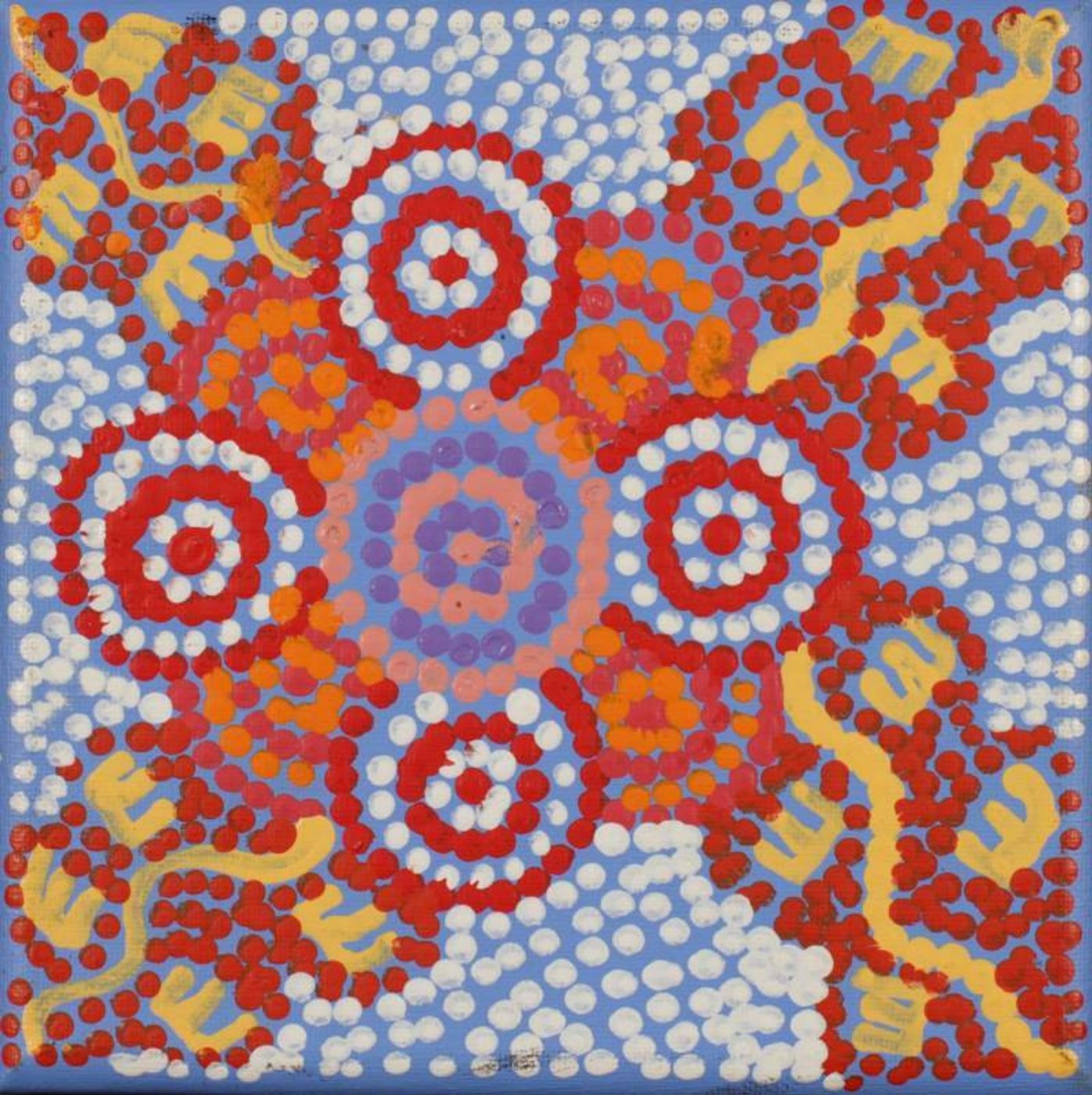 Jajirrdi Jukurrpa (Western Quoll) by Warlukurlangu Artists