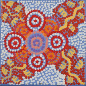 Jajirrdi Jukurrpa (Western Quoll) by Warlukurlangu Artists