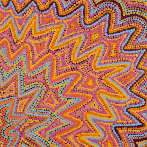 Pikilyi Jukurrpa (Vaughan Springs Dreaming) by Selina Napanangka Fisher