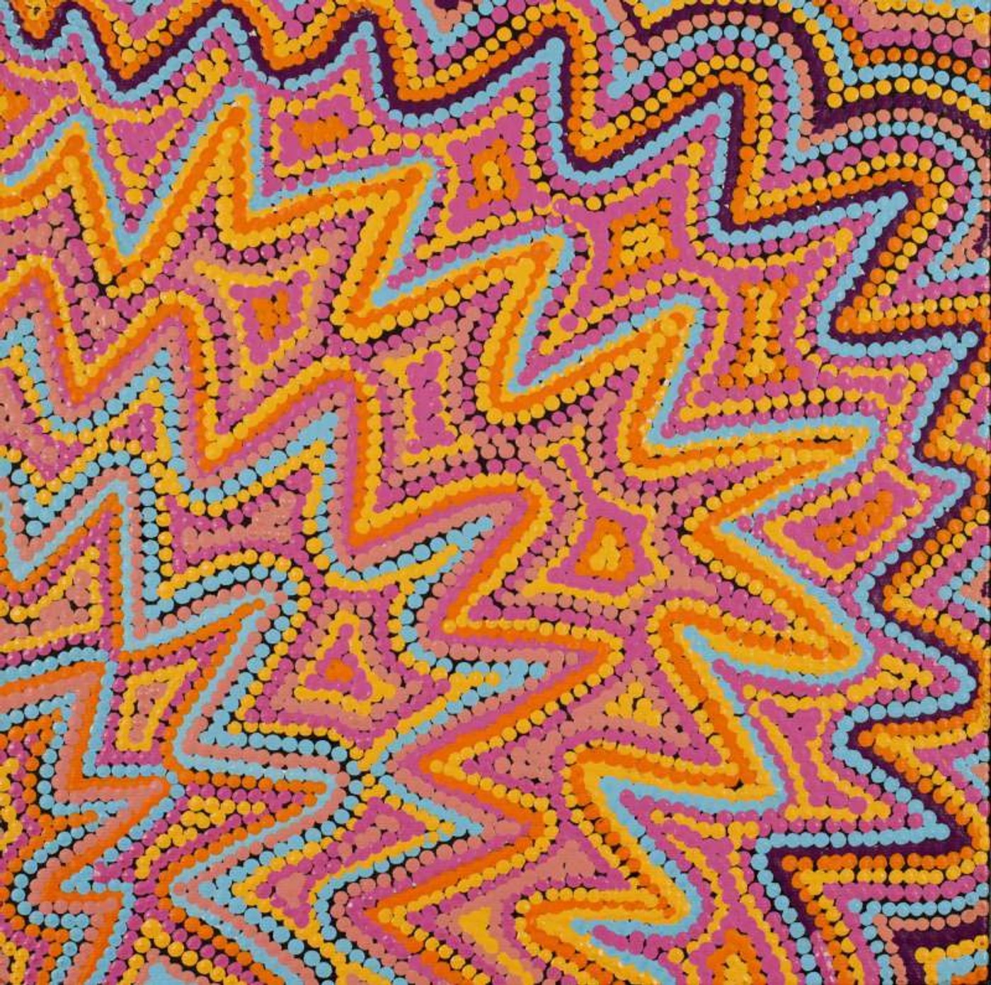 Pikilyi Jukurrpa (Vaughan Springs Dreaming) by Selina Napanangka Fisher