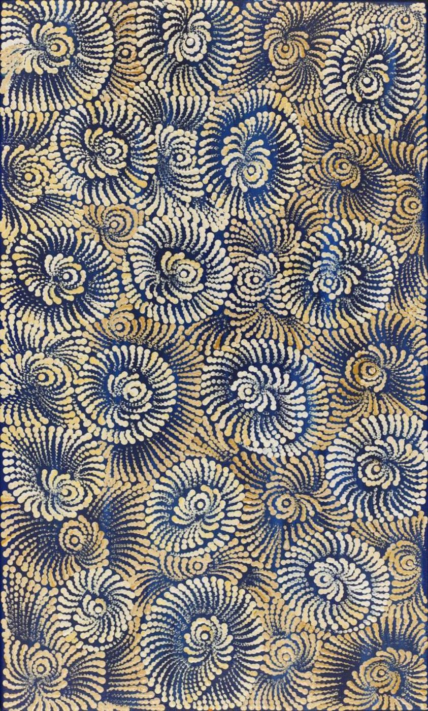 Pamapardu Jukurrpa (Flying Ant Dreaming) - Warntungurru by Maria Nampijinpa Brown