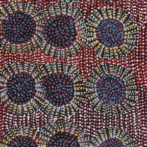 Jintiparnta Jukurrpa (Desert Truffle Dreaming) - Mina Mina by Tina Napangardi Martin