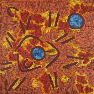 Watiya-warnu Jukurrpa (Seed Dreaming) by Jason Japaljarri Woods