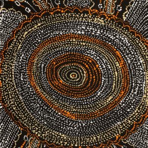 Ngapa Jukurrpa (Water Dreaming)  -  Pirlinyarnu by Sabrina Nangala Robertson