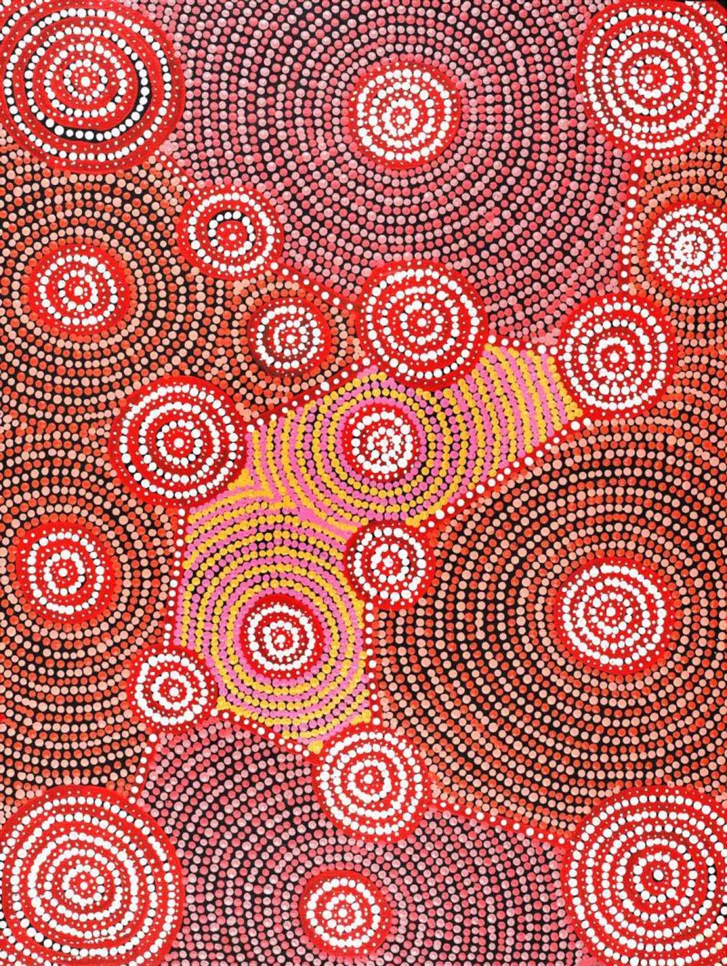 Wardapi Jukurrpa (Goanna Dreaming) - Yarripilangu by Ingrid Napangardi Williams