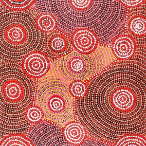 Wardapi Jukurrpa (Goanna Dreaming) - Yarripilangu by Ingrid Napangardi Williams