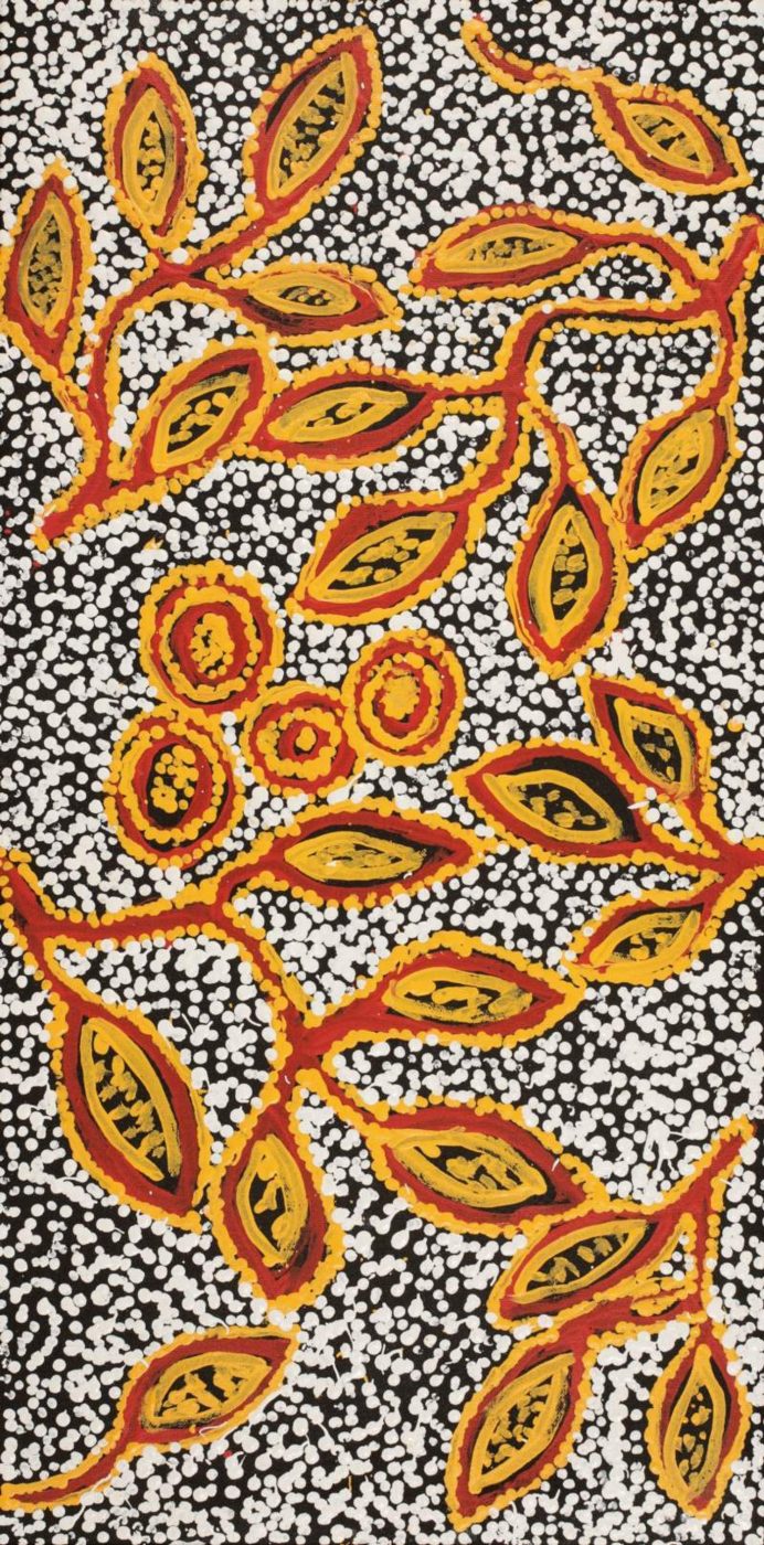 Ngapa Jukurrpa (Water Dreaming) - Mikanji by Juliette Nampijinpa Brown